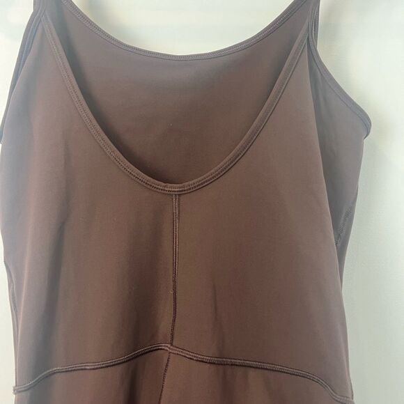 Everlane The Perform Unitard One Piece In Brown like new SZ Medium - Picture 7 of 9